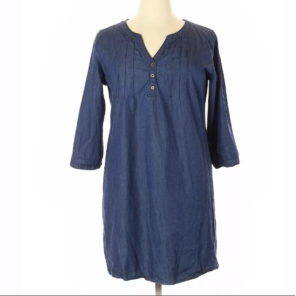 Chick connection women's mid dress 3/4 sleeves, L - Picture 1 of 7